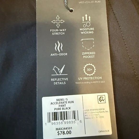 NWT VRST Accelerate Slim Tapered Run Pant - Picture 9 of 9